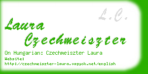 laura czechmeiszter business card